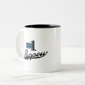 Tasse 2 Couleurs Numéro un Pappou (Devant gauche)