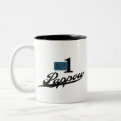 Tasse 2 Couleurs Numéro un Pappou (Gauche)