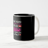 Tasse 2 Couleurs Nurse | Super Cool Nurse (Devant droit)