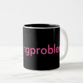 Tasse 2 Couleurs #nursingissues noir & rose (Devant droit)