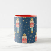 Tasse 2 Couleurs Nutcracker de Noël Gold Starry Night Blue (Centre)