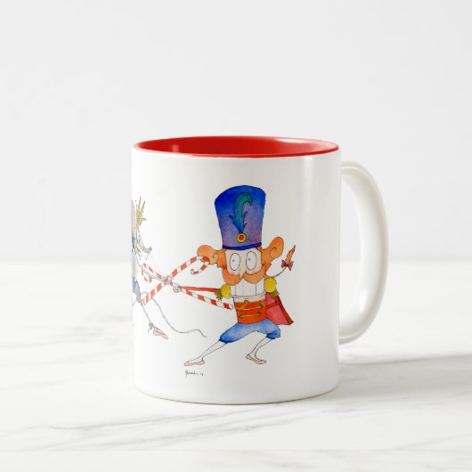 Tasse 2 Couleurs Nutcracker & Mouse King - Série Nutcracker (Devant droit)