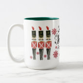 Tasse 2 Couleurs Nutcracker Trio Winter Wonderland Script Snowflake (Gauche)