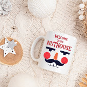 Tasse 2 Couleurs Nuthouse Funny Noël Vacances Stocker Stuffer