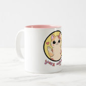 Tasse 2 Couleurs Nyanghaeyo Love | (Devant gauche)