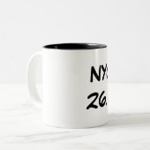 TASSE 2 COULEURS NYC 26,2 (Devant gauche)