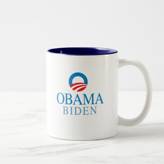 Tasse 2 Couleurs Obama Biden (Droit)