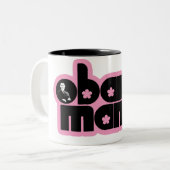 Tasse 2 Couleurs obama mama (Devant gauche)