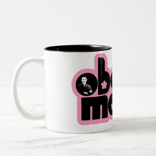 Tasse 2 Couleurs obama mama (Gauche)