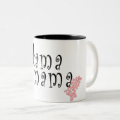 Tasse 2 Couleurs obama mama (Devant droit)