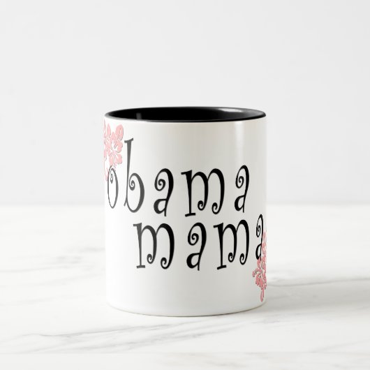 Tasse 2 Couleurs obama mama (Centre)