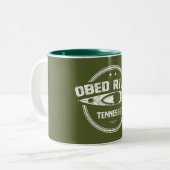 Tasse 2 Couleurs Obed River Tennessee Kayaking (Devant gauche)