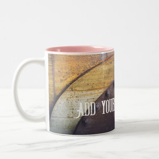 Tasse 2 Couleurs Objet métallique rouillé (Gauche)