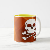 TASSE 2 COULEURS OBJETS SKULL (Devant droit)