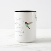 Tasse 2 Couleurs Observation des colibris (Centre)