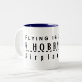 Tasse 2 Couleurs Obtenez l'air parfait de l'aviation Deux Tons de c (Devant gauche)