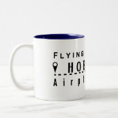 Tasse 2 Couleurs Obtenez l'air parfait de l'aviation Deux Tons de c (Gauche)