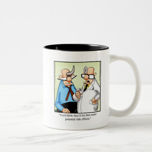 Tasse 2 Couleurs Obtenir bien Humour café-confiture cadeau (Droit)