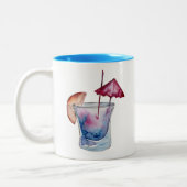 Tasse 2 Couleurs Obtenir une citation sage plus ancienne avec cockt (Gauche)