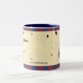 Tasse 2 Couleurs Obtention du diplôme - félicitations (Centre)