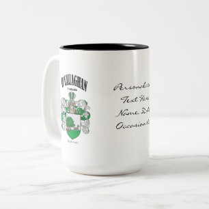 Tasse 2 Couleurs O'Callaghan Family Crest, Traduction & Significati