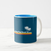 Tasse 2 Couleurs Ocean View Beach, Virginie (Devant droit)