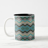 Tasse 2 Couleurs Ocean Waves Zig Zags & Stripes (Gauche)