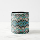Tasse 2 Couleurs Ocean Waves Zig Zags & Stripes (Centre)