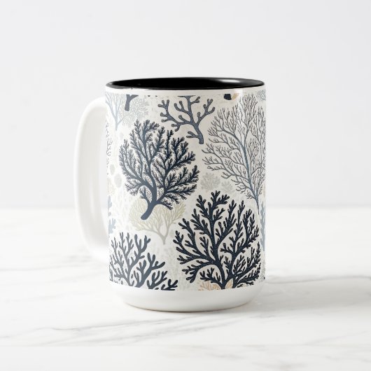 Tasse 2 Couleurs Oceanic Vibes Botanical Corals (Devant gauche)