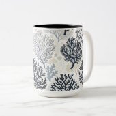 Tasse 2 Couleurs Oceanic Vibes Botanical Corals (Devant droit)