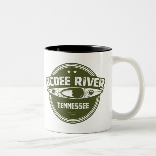 Tasse 2 Couleurs Ocoee River, Tennessee (Droit)