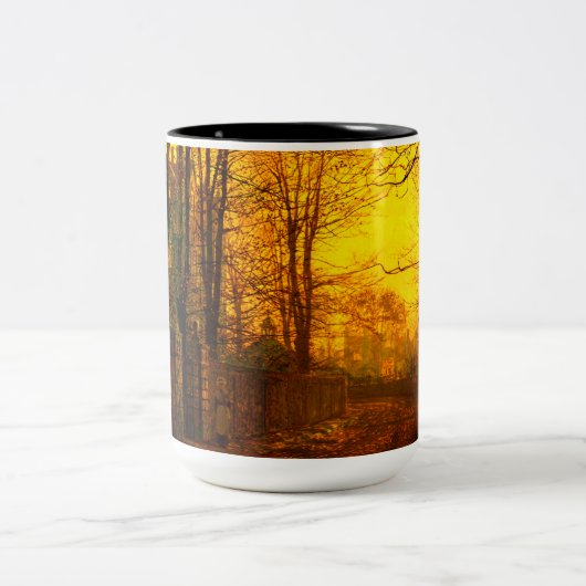 Tasse 2 Couleurs October Afterglow de John Atkinson Grimshaw (Centre)