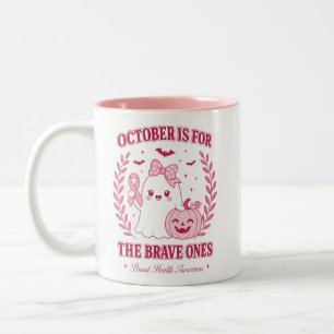 Tasse 2 Couleurs Octobre de sensibilisation au cancer du sein Hallo