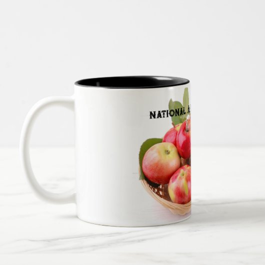 Tasse 2 Couleurs Octobre Mois national de la pomme (Gauche)
