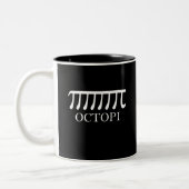 Tasse 2 Couleurs Octopi - Funny Pi Octopus Math (Gauche)