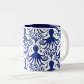Tasse 2 Couleurs octopus (Devant droit)