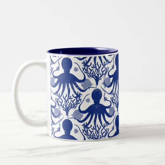 Tasse 2 Couleurs octopus (Gauche)