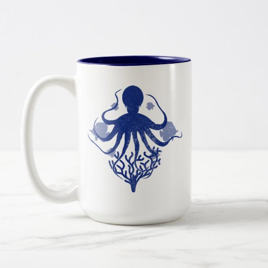 Tasse 2 Couleurs octopus (Gauche)