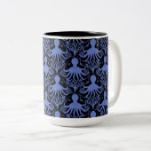 Tasse 2 Couleurs Octopus (dark background) (Devant droit)