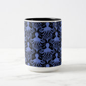 Tasse 2 Couleurs Octopus (dark background) (Centre)