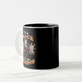 Tasse 2 Couleurs Octopus Tentacles Anatomique Cardiologiste du coeu (Devant gauche)