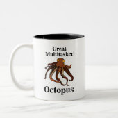 Tasse 2 Couleurs Octopus Tentacles Multitasker Sea Creators Drôle (Gauche)