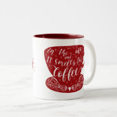 Tasse 2 Couleurs Odeurs De Café (Devant droit)
