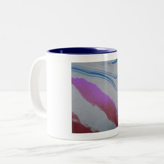 Tasse 2 Couleurs Oeil bleu (Devant gauche)