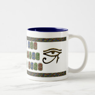 Tasse 2 Couleurs Oeil de Horus, protection Drinkware