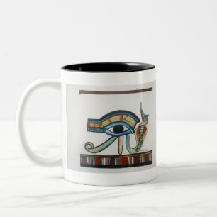Tasse 2 Couleurs OEil égyptien de Horus Art Imprimer