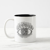 Tasse 2 Couleurs Oeil inspiré (Gauche)