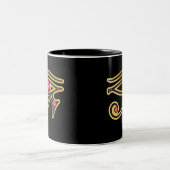 Tasse 2 Couleurs OEil rubis dans la boue d'or (Centre)