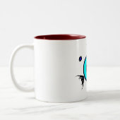 Tasse 2 Couleurs Œil Zen Turquoise (Gauche)