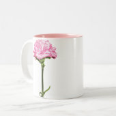Tasse 2 Couleurs Oeillet rose (Devant gauche)